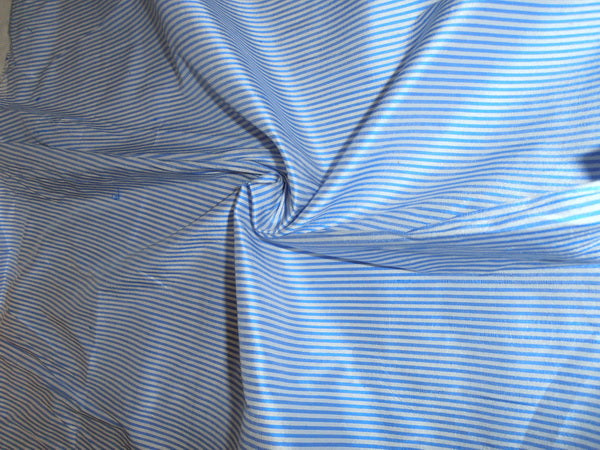 Wide Stripes On best Fine 100% Silk Dupioni