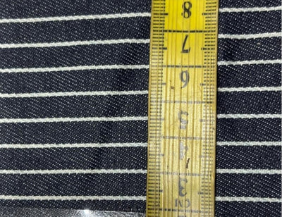 100% Cotton Denim STRIPES available in 2 different styles double stripe and single stripe [17175/76]