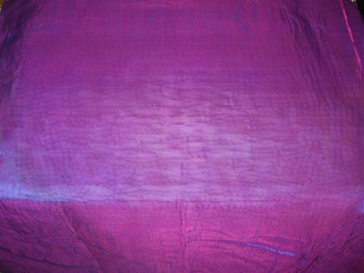 PURE SILK Dupioni FABRIC PURPLE WITH PINK SHOT STUNNING NEW COLLECTION MM3[6]/DUP8[2]