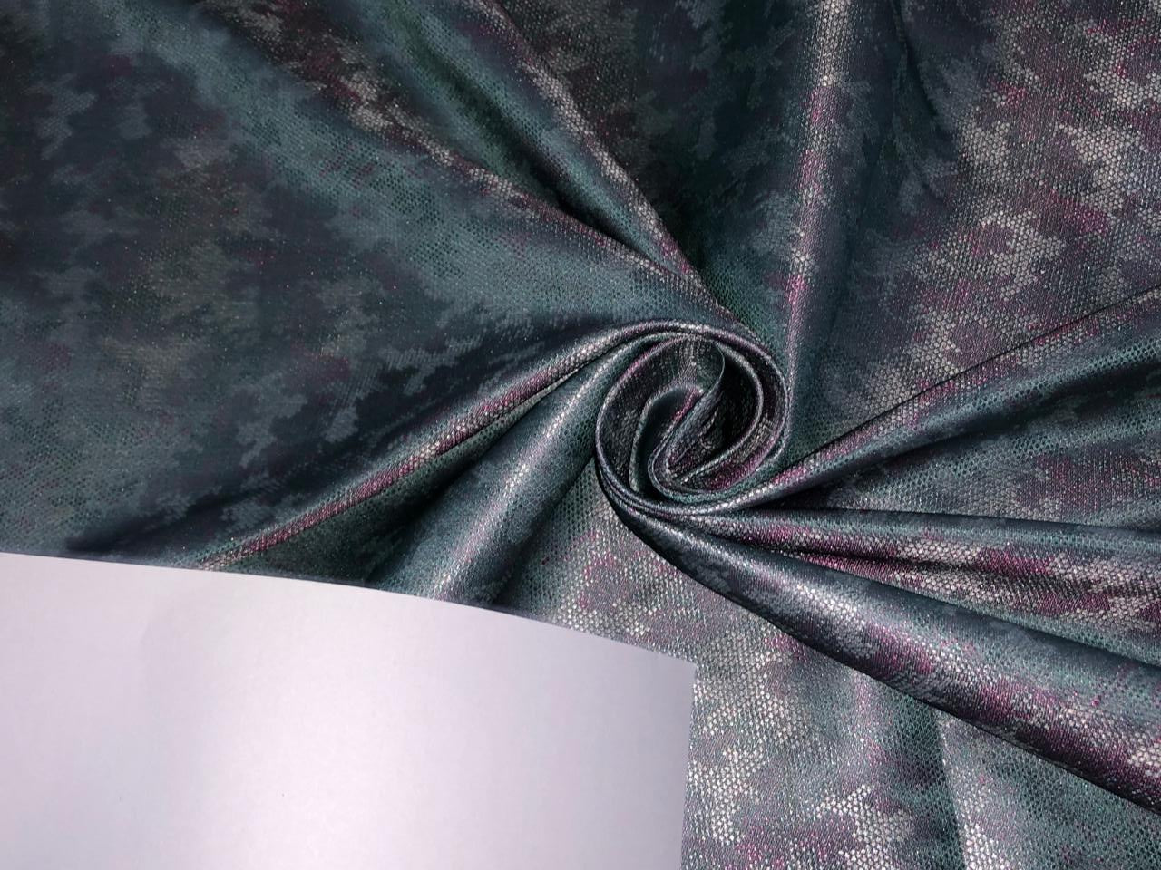 Silk Brocade Fabric  jacquard  44" wide BRO954 available in 4 colors cream pastel pink and grey /red pink and gold/sea green and lavender/pink and grey