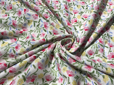 Viscose Dobby Lycra print 52inches wide [16454]