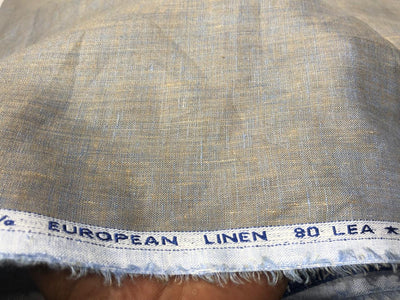 100% linen  80 LEA 58" wide available in 5 colors ivory/blue/taupe/silver grey AND sand