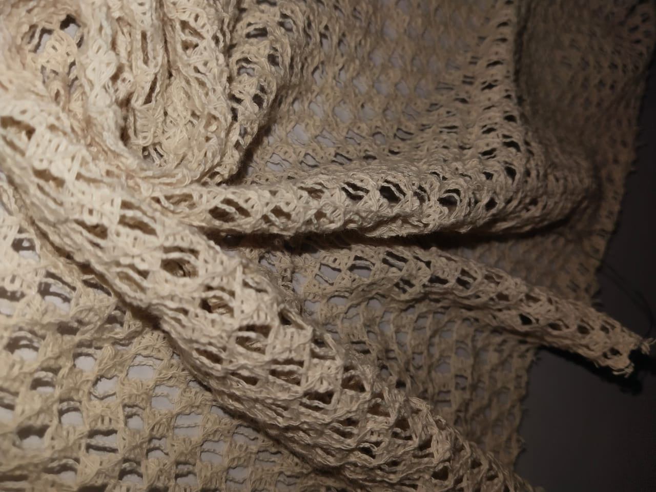 Cotton x jute fancy LACE overlay fabric offers intricate woven patterns 72"available in 5 designs