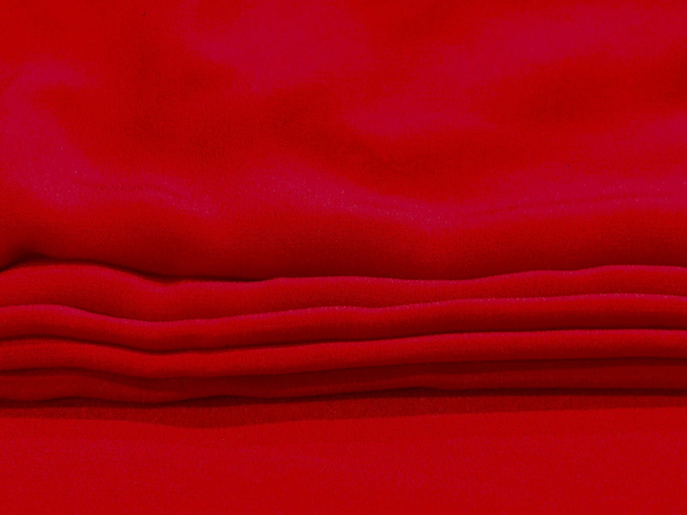 Pure silk crepe fabric 20 mm weight available in 3 colors pink 44"/olive 44" and red 54"