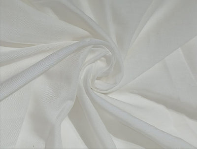 100% NATURAL FIBRE SOYABEAN PROTEIN or “vegetable cashmere” fabric White color 58" wide dyeable [16674]