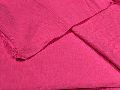 Cotton crush crepe  fabric 58" wide available in 10 colors deep orange /blush/royal blue/lemon/black/white/scarlet red/amethyst/pink and peach