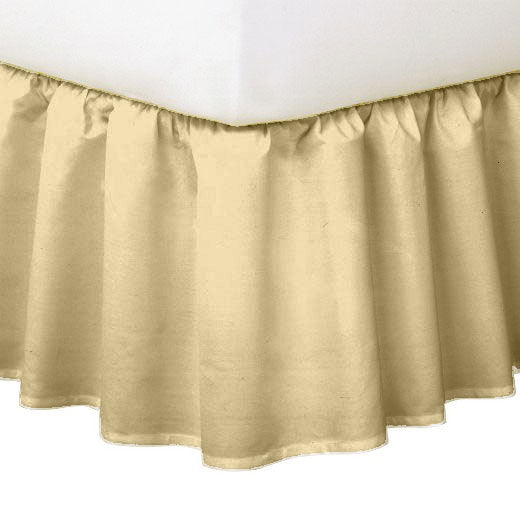 Pure raw silk Bed skirt