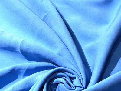 Pure silk crepe fabric 40 momme weight 44" wide available in 4 colors parrot green, aegean blueblue