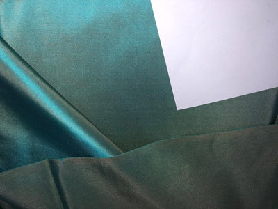 Silk TAFETTA fabric BLUE X GOLD  54"wide TAF343