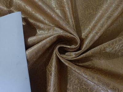 Silk Brocade fabric  44" wide available in 6 colors [BLACK NAVY WINE GOLD BURGUNDY PURPLE]BRO883