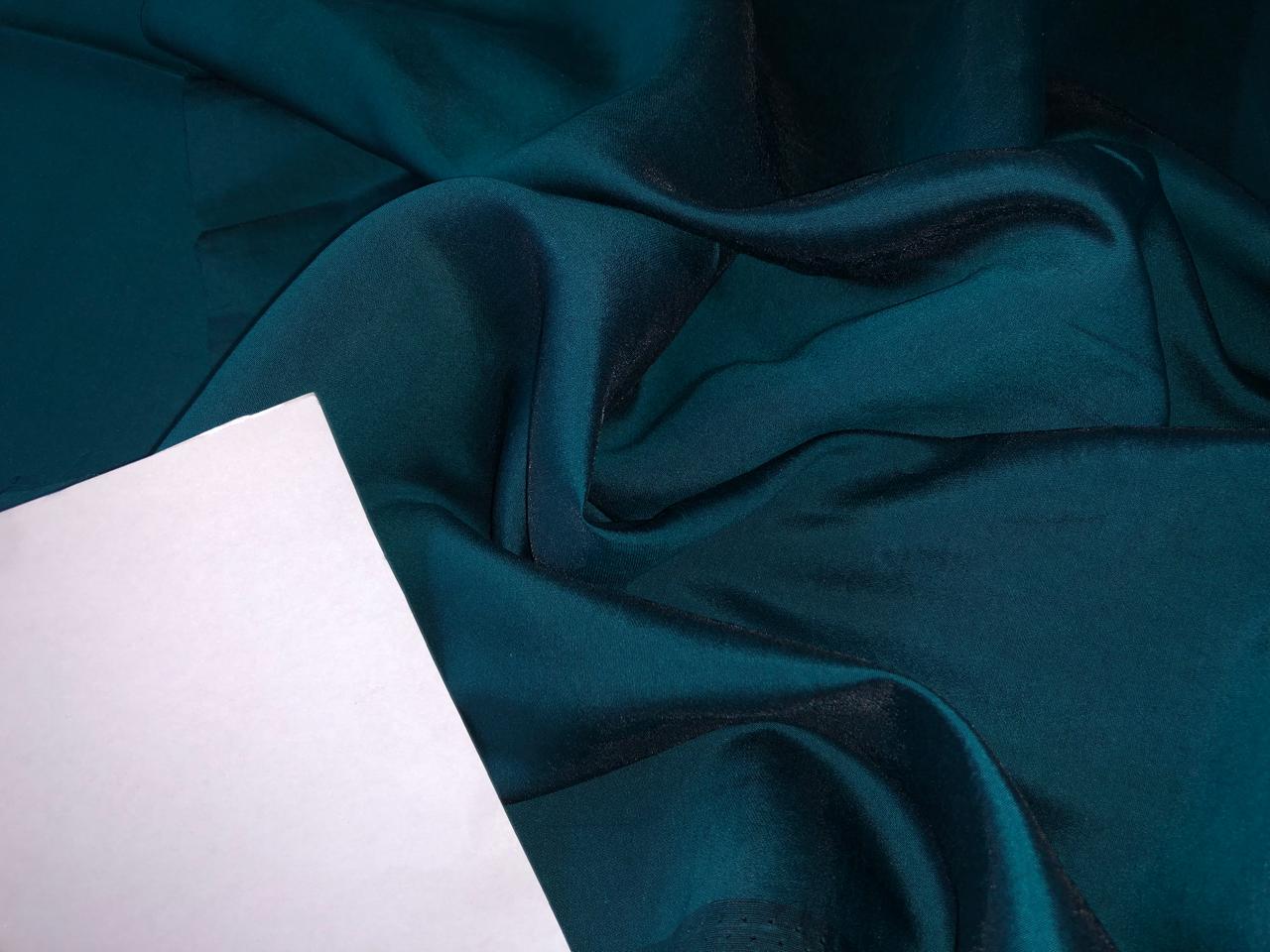 Silk Brocade fabric  TEAL ABSTRACT  Jacquard with subtle sequence 54" wide BRO942[4] option of buying a matching solid too .