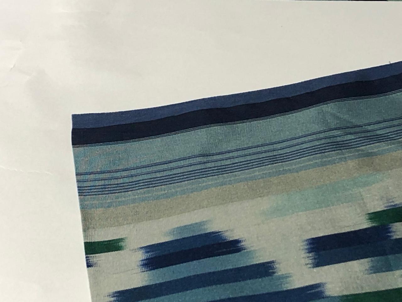 100% silk taffeta fabric TEAL BLUE,  MINT AND GREEN 54&quot; wide TAFNEWC15[3] SINGLE LENGTH OF 4.00 YARDS