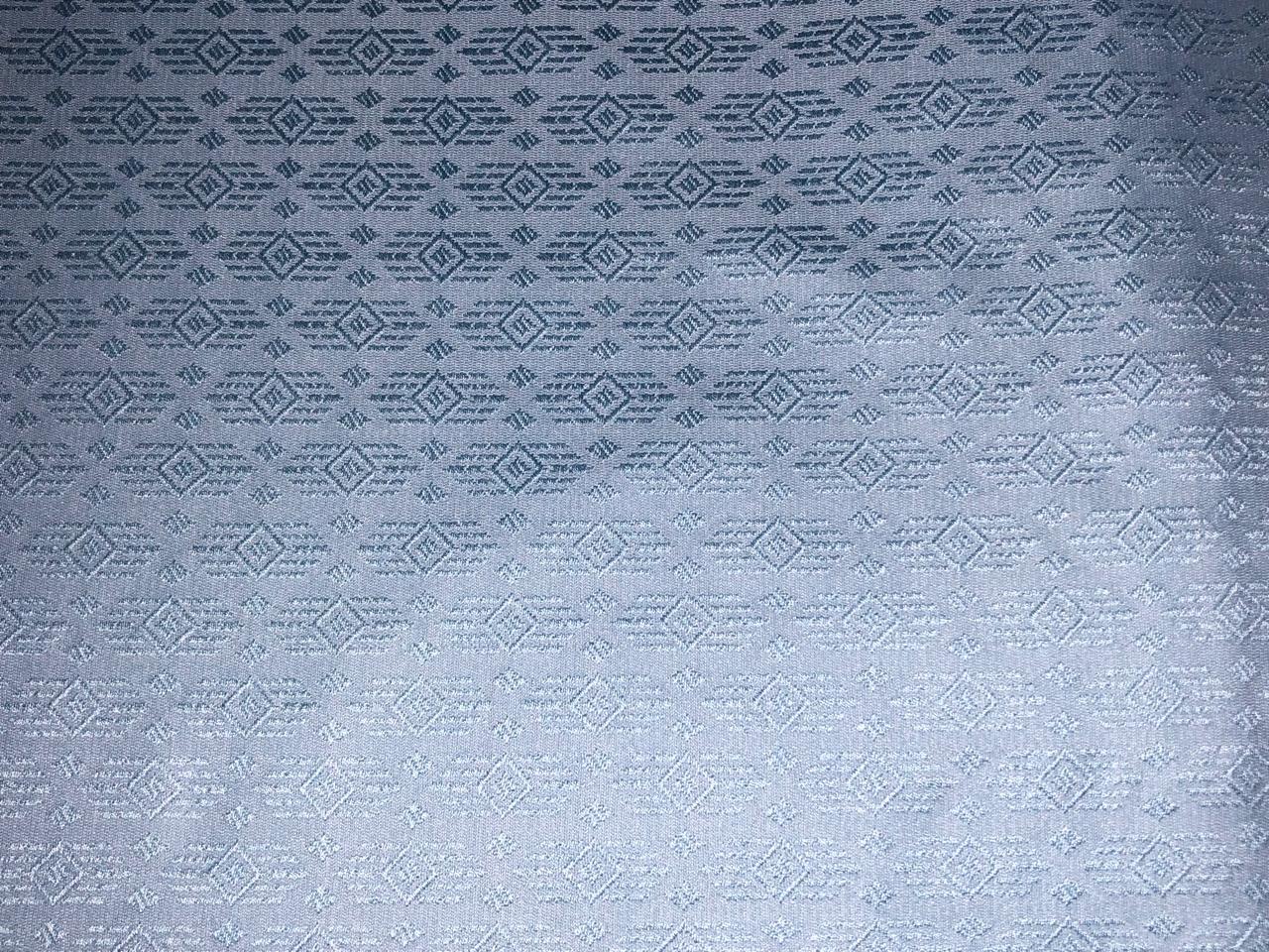 COTTON BROCADE FABRIC  44" wide BRO1002 available in 5 pastel shades baby blue/light pink/grey/peach and mint