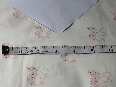 100% Cotton POPLIN PRINT TEDDY PRINT 58" wide [16565]