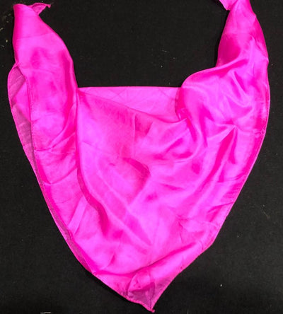 100% SILK SCARVES/POCKET SQUARES  19" X 19" available in 6 COLORS shocking pink ,nude ,purple ,pink, turquoise and peach