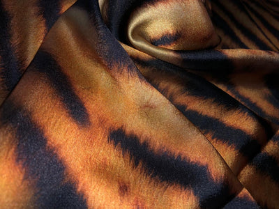 Satin 58" wide TIGER/LION/ANIMAL PRINTS available in 4 choice of prints