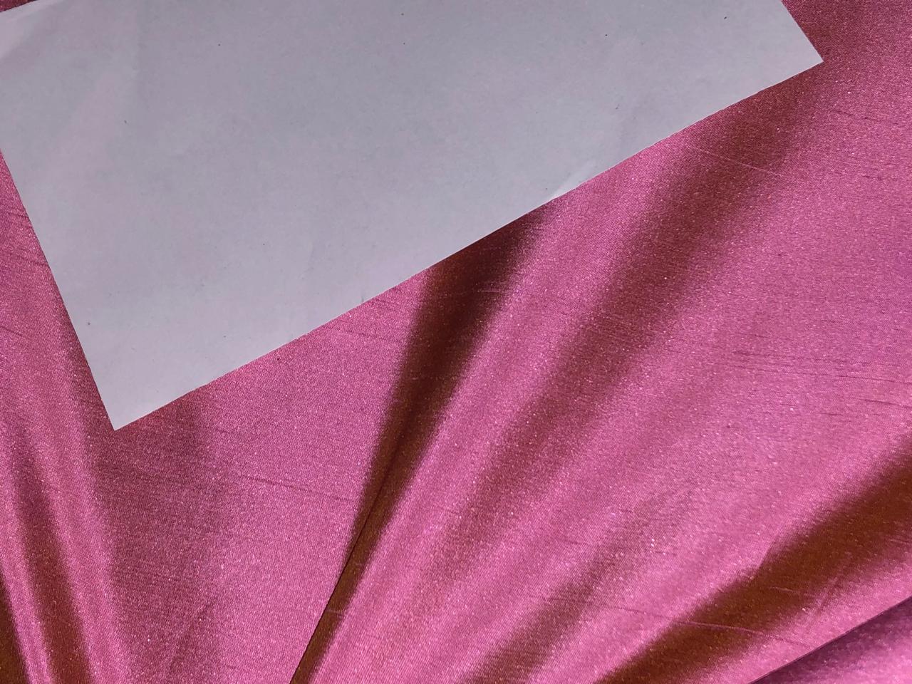 100% pure silk dupioni fabric IRREDESCENT  PINK X GOLD  COLOR 54" WIDE DUP401ROLL