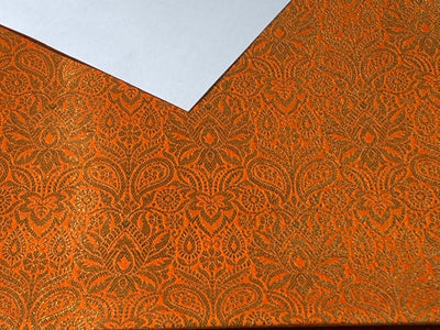 Silk Brocade fabric 44" wide INTRICATE JACQUARD available in 10 colors