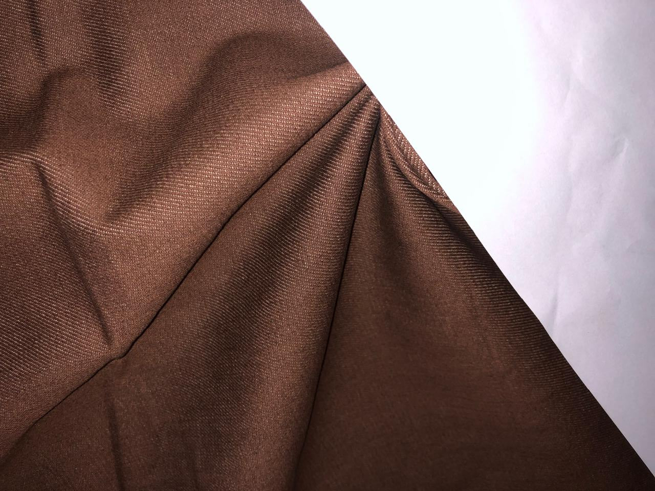 100% Cotton Denim Fabric 58" wide available in 2 COLORS bright shade of sky blue and brown