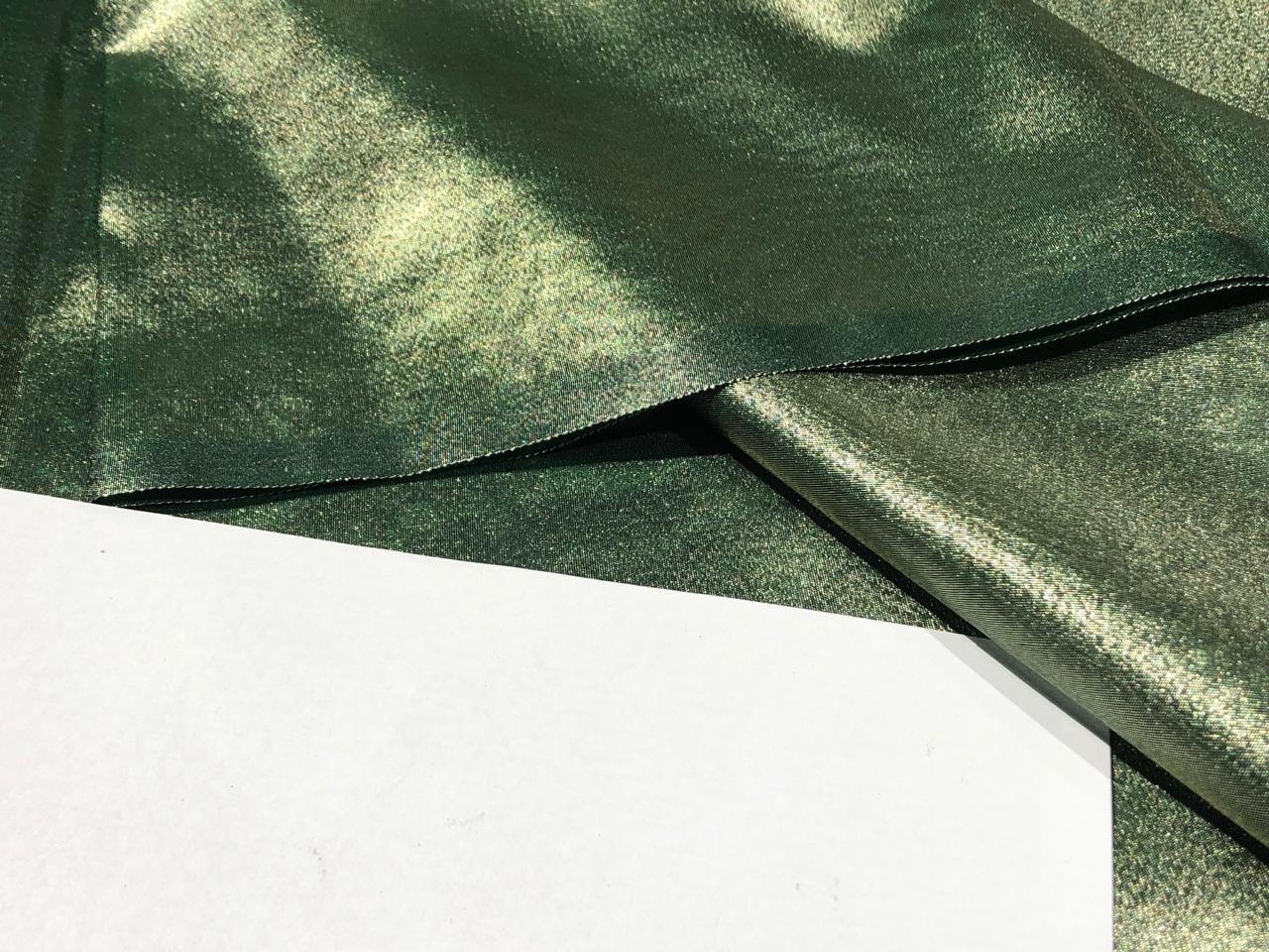 Crushed and Solid  metallic tissue 44" wide available in 6 sets of matching crush and solid silver grey with a green tinge/green x metallic gold/rosewood x metallic gold/TYRIAN purple x metallic gold/RASBERRY x gold and chocolate brown x metallic gold