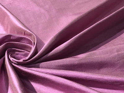 Pure SILK DUPIONI FABRIC Rosette Mauve colour DUP165[1]