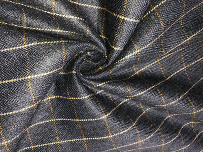 Suiting fabric made in Huddersfield ,England WOOL X TWEED  available in 3 colors teal, blue and navy[16873/74/75]