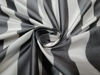 100% Pure Silk Taffeta striped table runner and placemat set