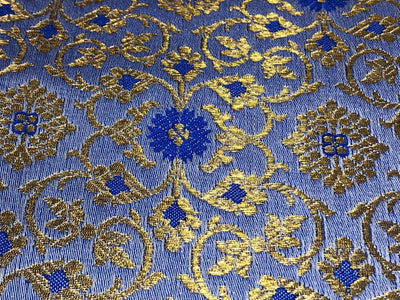 Silk Brocade fabric with subtle metallic gold   JACQUARD BRO931/BRO987 available in 5 colors grey, mint ,silver grey, sapphire and yellow