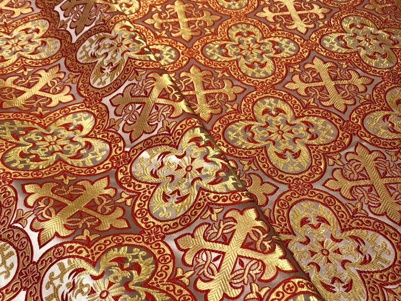 Brocade fabric VESTMENT 60" wide  available in 4 colors green/ blue/ red and purple BRO950