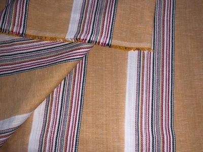 Cotton Linen Jacquard  stripes 58" wide [16311]