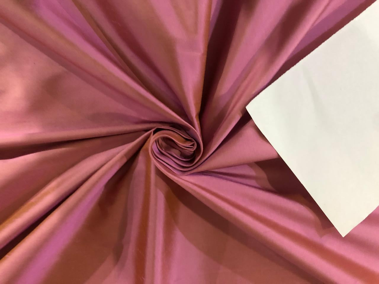 100% pure silk dupioni fabric IRREDESCENT  PINK X GOLD  COLOR 54" WIDE DUP401ROLL