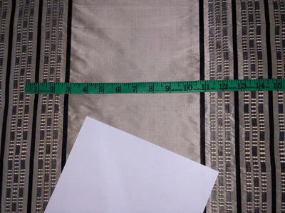 100% Silk Taffeta Jacquard Fabric  green grey, grey with jacquard stripe  54" wide TAFJACNEW14[1]