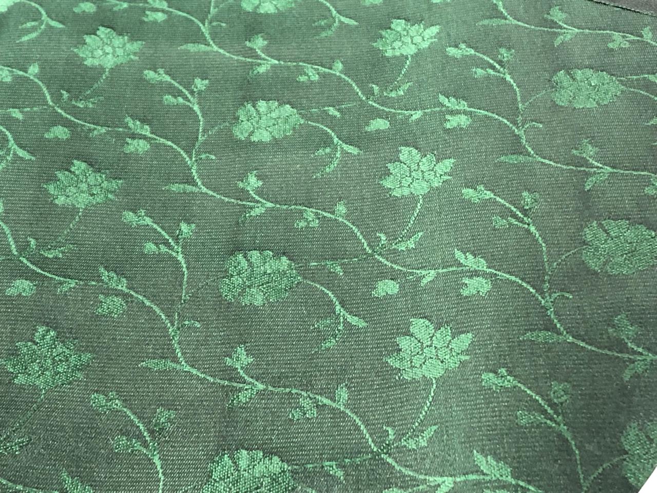 Silk Brocade  fabric~ satin 44" wide   jacquard available in 2 colors wine black and green black BRO102[1]/bro997[1/2]