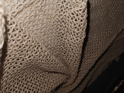 Cotton x jute fancy LACE overlay fabric offers intricate woven patterns 72"available in 5 designs