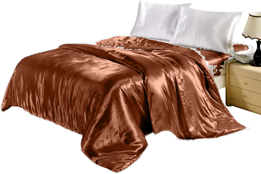 100% Mulberry Silk Satin Duvet cover