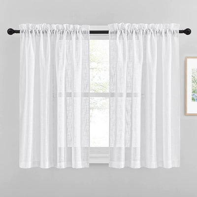 100% Sheer Linen Curtains