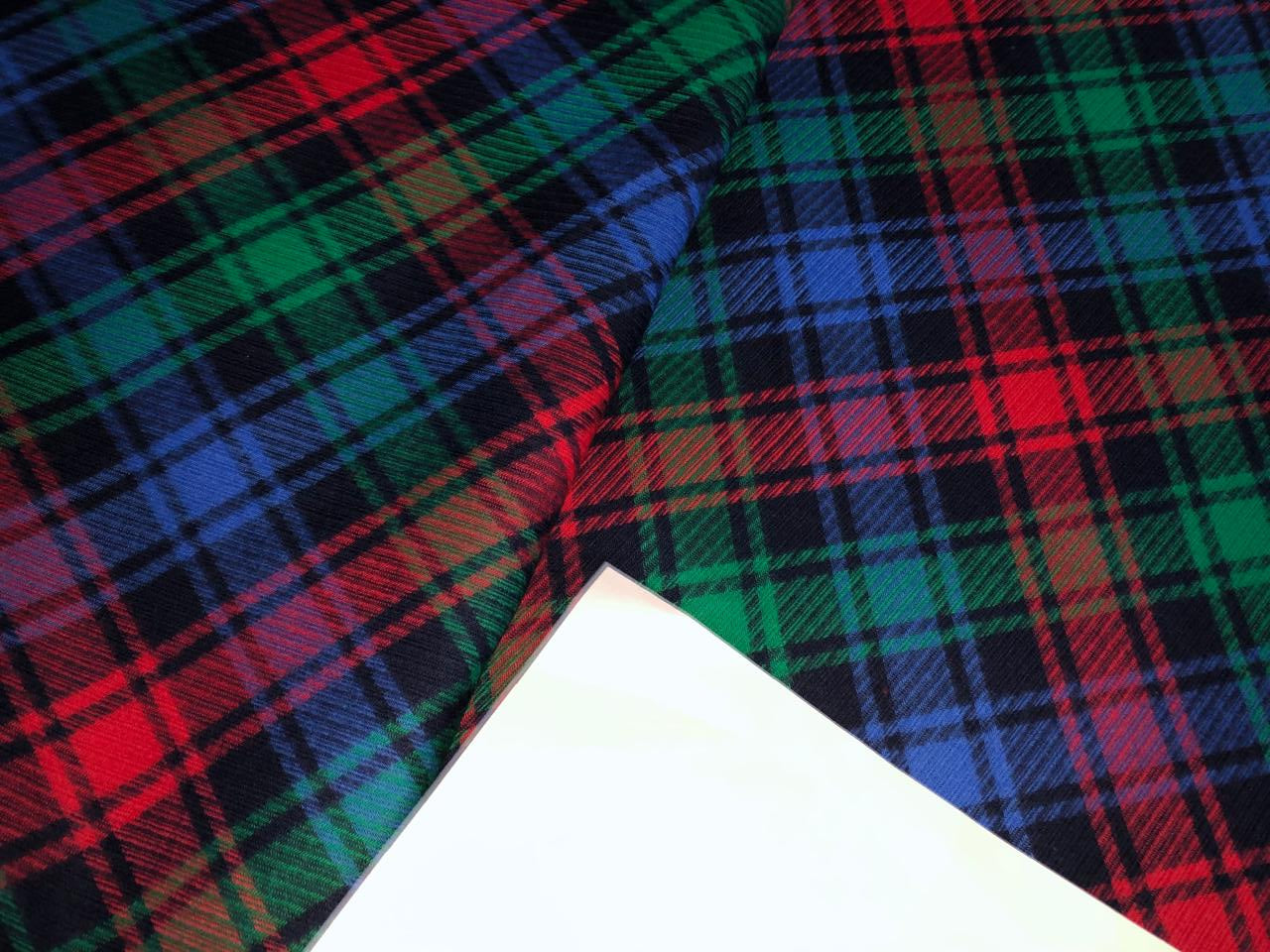 100% Cotton twill  plaids with  available in 3 colors REDS, BLUES and GREENS/GREEN,RUSTY BROWN AND BLUE  AND BROWN,WHITE AND BLUE