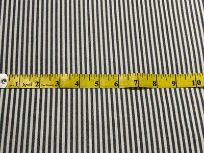 100% Cotton Denim  Fabric 58" wide available in ZIG ZAG DESIGN 3 COLORS white with black zigzag/white with navy zigzag and navy with white