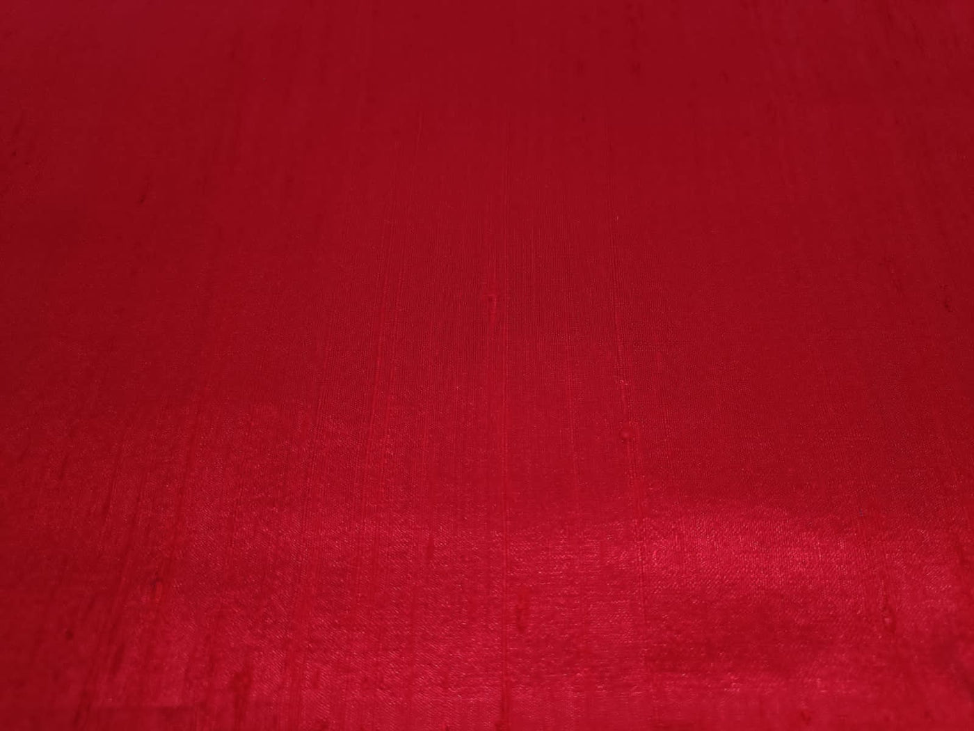 100% PURE SILK DUPIONI FABRIC  RED 44" wide WITH SLUBS MM110[1]