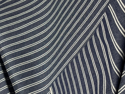 100% Cotton Denim STRIPES available in 2 different styles double stripe and single stripe [17175/76]