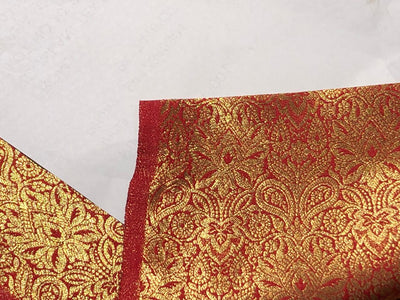 Silk Brocade fabric 44" wide INTRICATE JACQUARD available in 10 colors