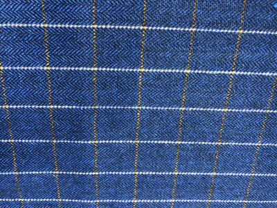 Suiting fabric made in Huddersfield ,England WOOL X TWEED  available in 3 colors teal, blue and navy[16873/74/75]