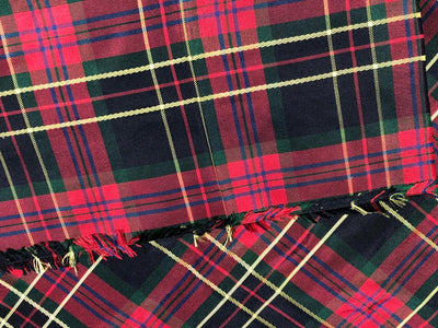 100% silk Dupion RED ,GREEN, NAVY and  YELLOW   Plaids fabric 54" wide DUPNEWC26[2]