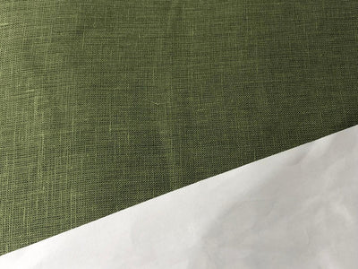 100% linen  40 LEA 58" wide available in 7 colors BRICK RED/INK BLUE/MOSS GREEN/BROWN/BLACK/PINKISH REDXBLUE/SAND/DARK MUSTARD AND HUNTER GREEN