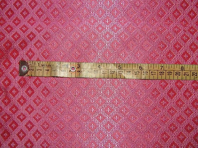 Silk Brocade fabric Pink color 44" wide BRO176[2]