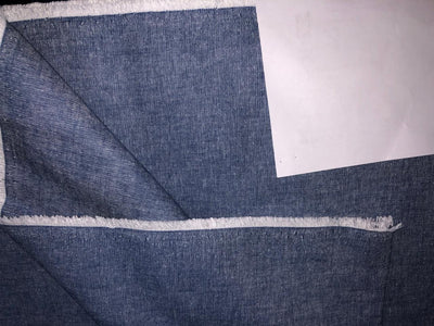 Chambray Rayon light blue denim look fabric 58&quot; wide 11872]