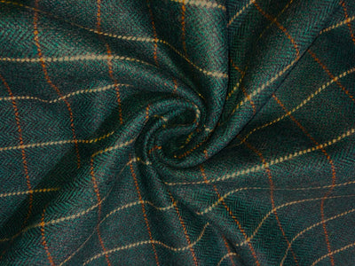 Suiting fabric made in Huddersfield ,England WOOL X TWEED  available in 3 colors teal, blue and navy[16873/74/75]