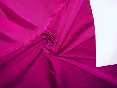 Silk Dupion fabric  SELF RIBBED available in 2 colors intense hot pink and red  54" wide [DUP407/408 ROLL]