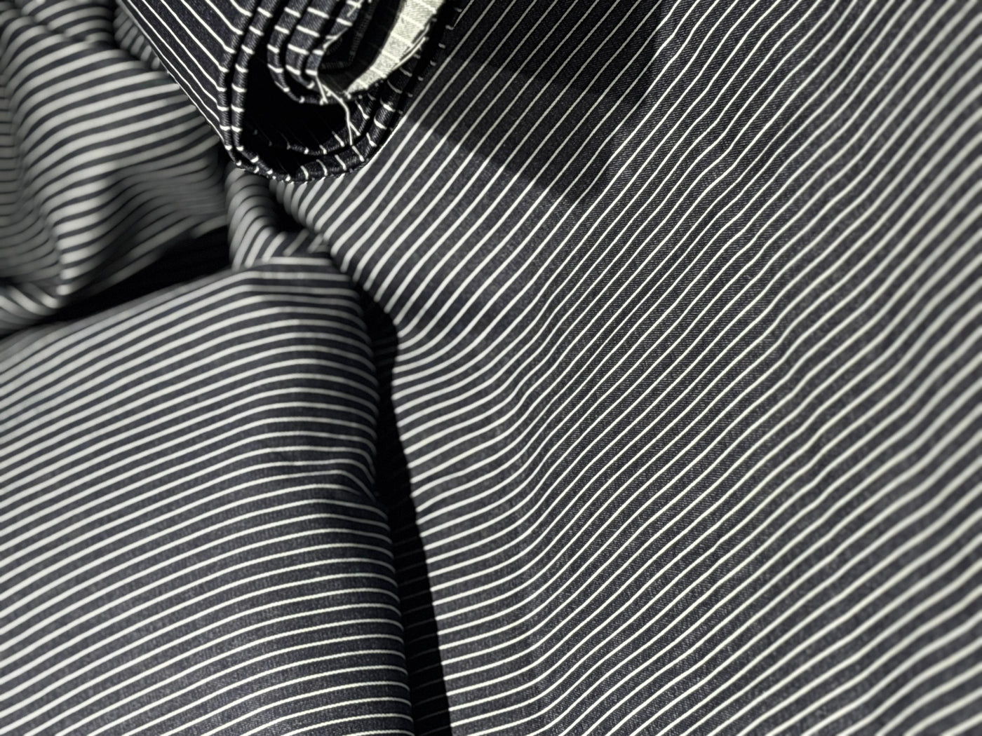 100% Cotton Denim STRIPES available in 2 different styles double stripe and single stripe [17175/76]