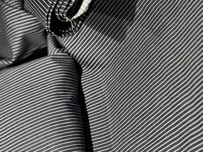 100% Cotton Denim STRIPES available in 2 different styles double stripe and single stripe [17175/76]